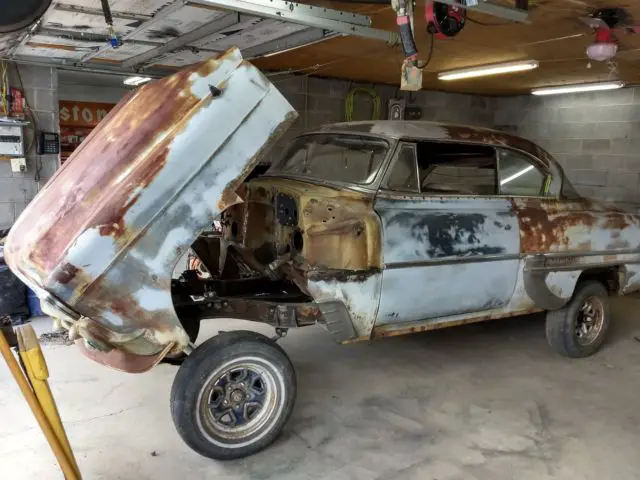 1953 chevy bel air 2 door hardtop gasser project