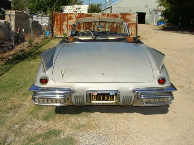 1958 cadillac eldorado biarritz california black plate survivor. a/c