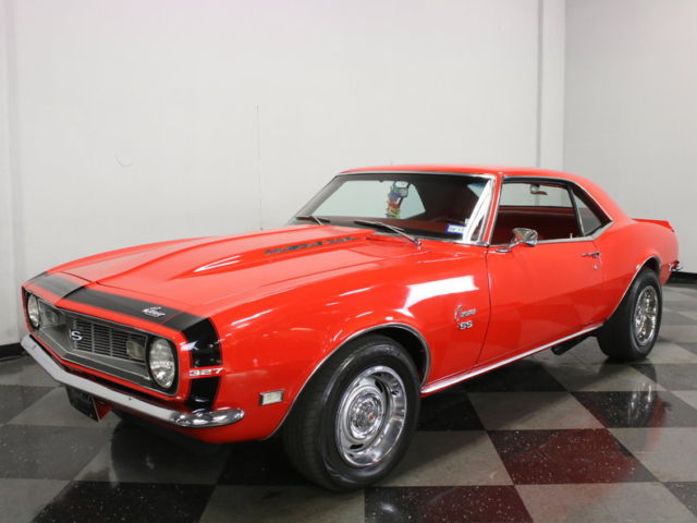 very sharp camaro w/ original #'s matching 327 v8, auto, ac, runs/drives great!