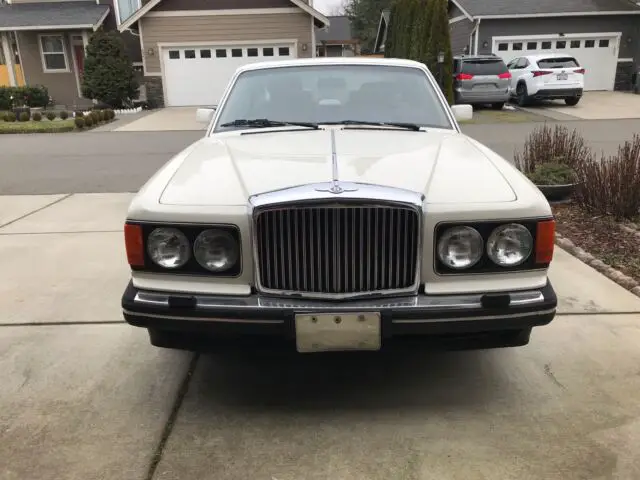 1990 bentley mulsanne sedan white rwd automatic s