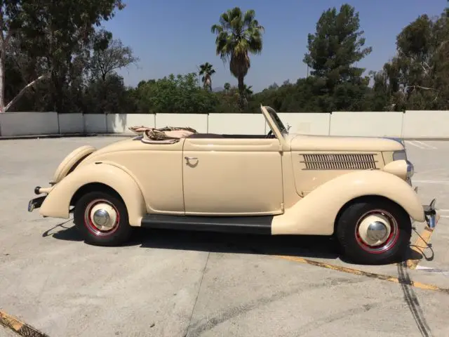1936 ford convertible,53 mercury flathead v8, rust free southern california car
