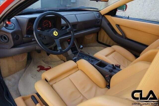 1988 ferrari testarossa coupe manual rosso corsa