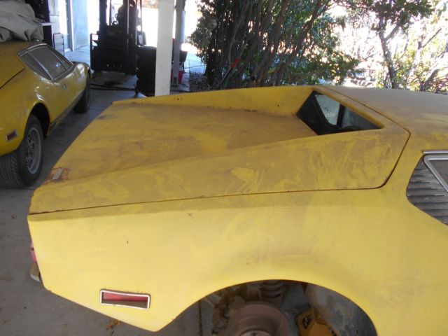 detomaso pantera early 1972 ca blue plate barn find project low reserve look !!!
