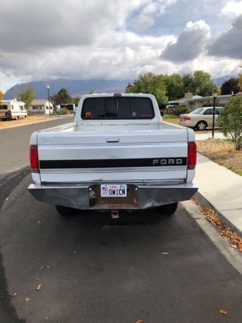 1993 ford f350 pickup white 4wd manual xlt