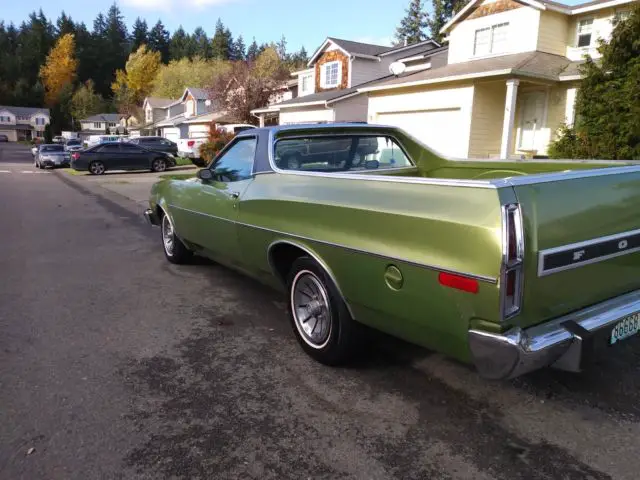 1974 ford ranchero 500 351ci cleveland automatic transmission rear wheel drive