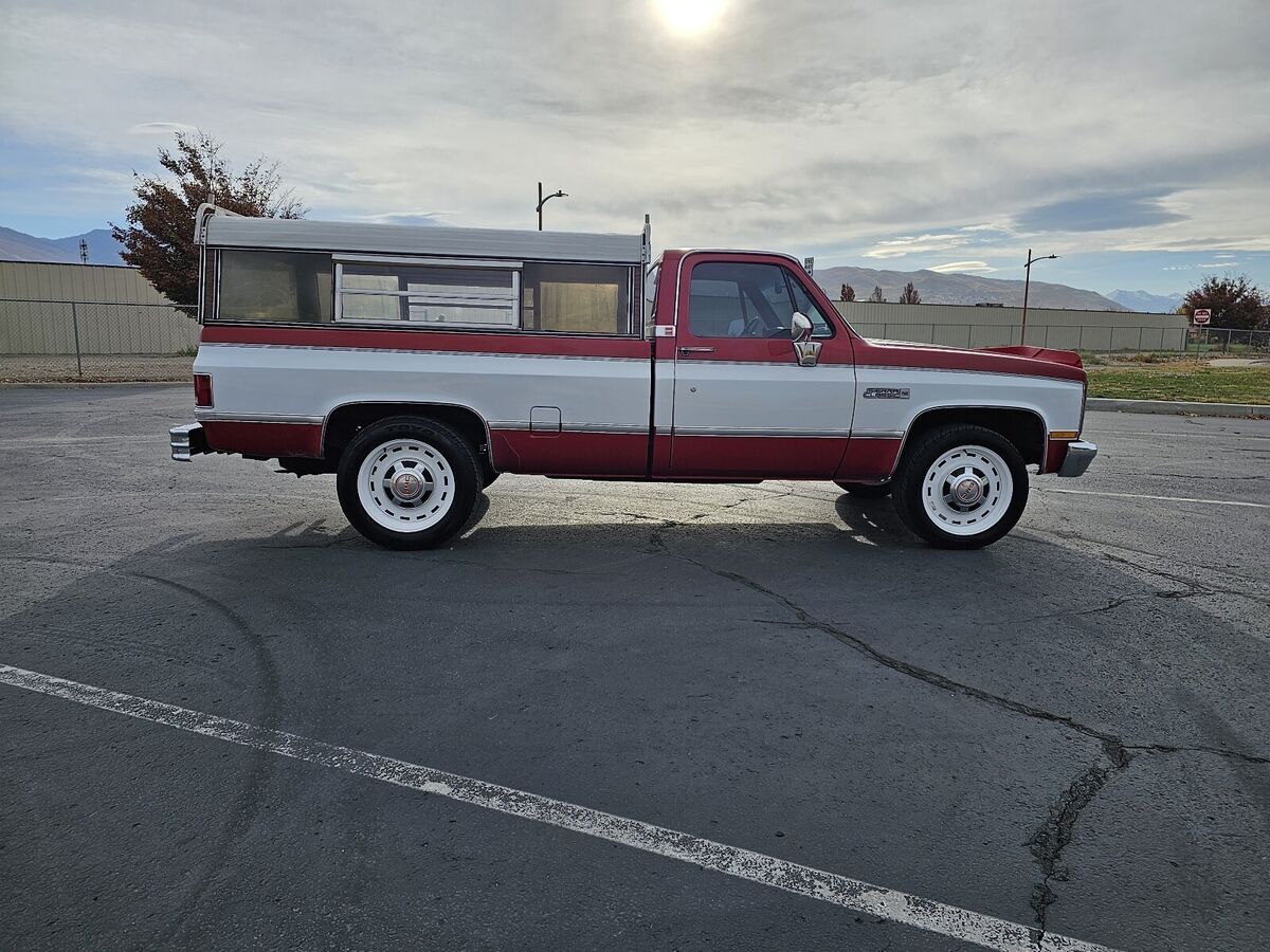 1987 gmc r25 conventional pickup red r2500