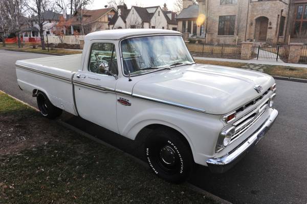 1966 ford f-100 base standard cab pickup 2-door 5.8l