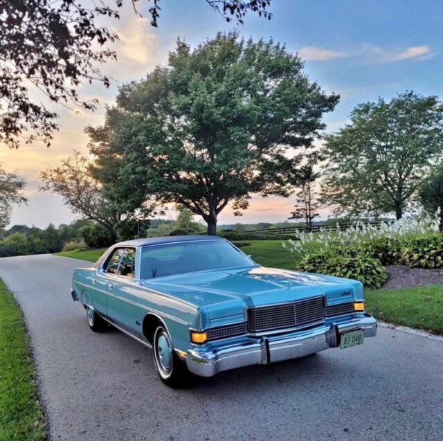 1973 mercury grand marquis sedan blue rwd automatic brougham