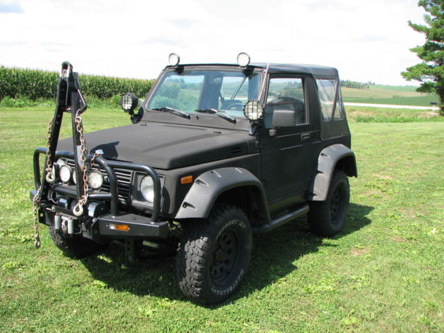 1987 suzuki samurai suv 4x4 loaded with goodies! great for on road & off road!