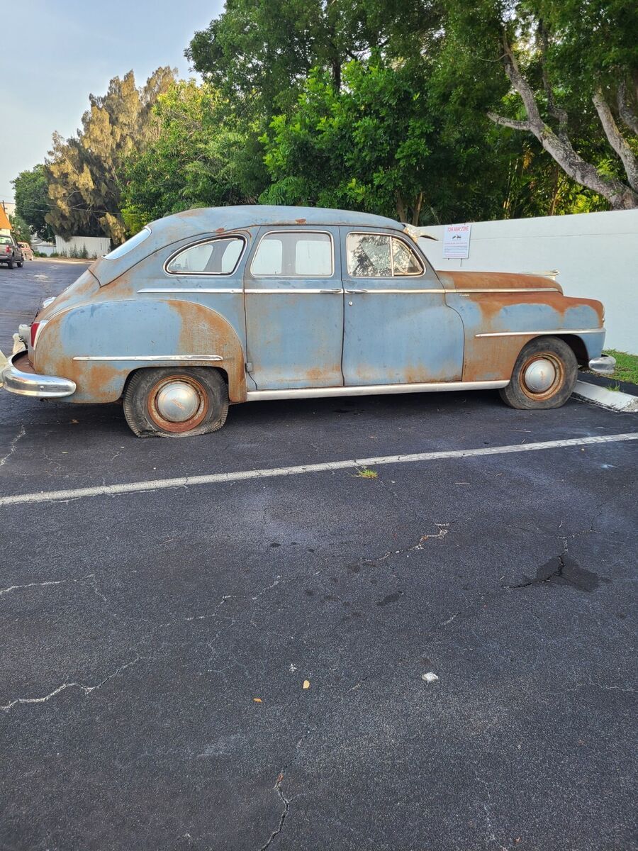 1948 desoto custom in barn since 1961!