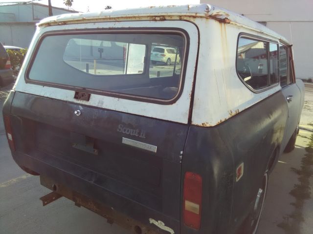 1979 scout project or parts! great engine! maybe bad trans, plus body work!