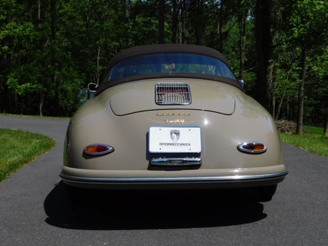 1959 porsche 356 d convertible intermeccanice replica, audi/vw engine, the best!