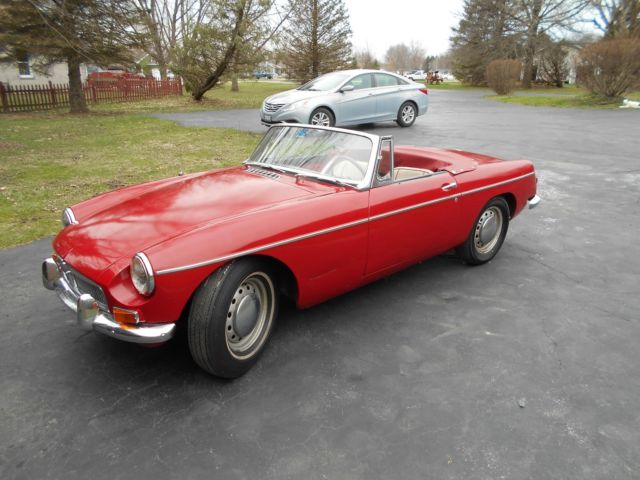 1963 mgb barn find. 98% rust free. original unrestored. great potential nr