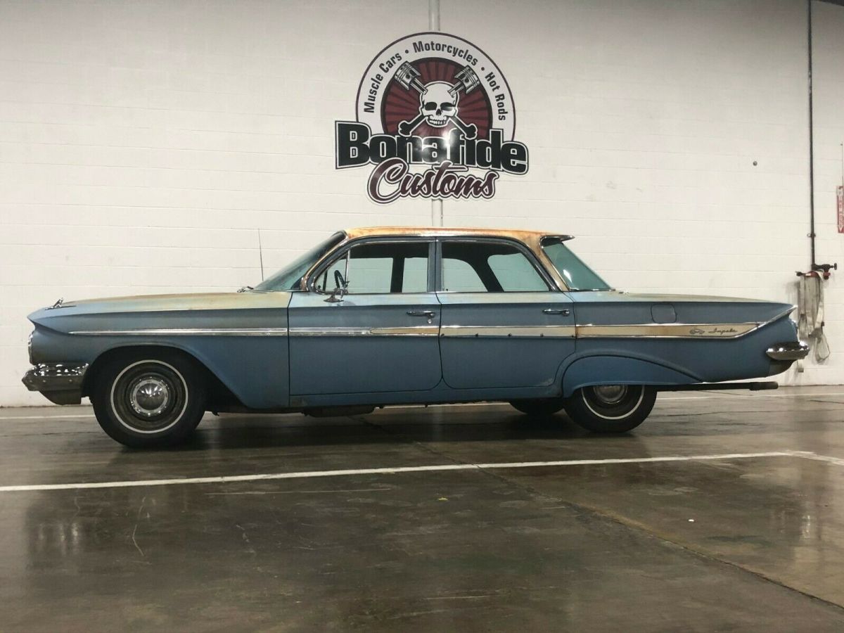 1961 impala 4 door rat rod survivor
