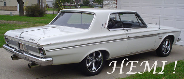 1963 plymouth sport fury golden commando hemi powered