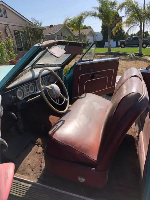 1948 packard series 22 victoria convertible