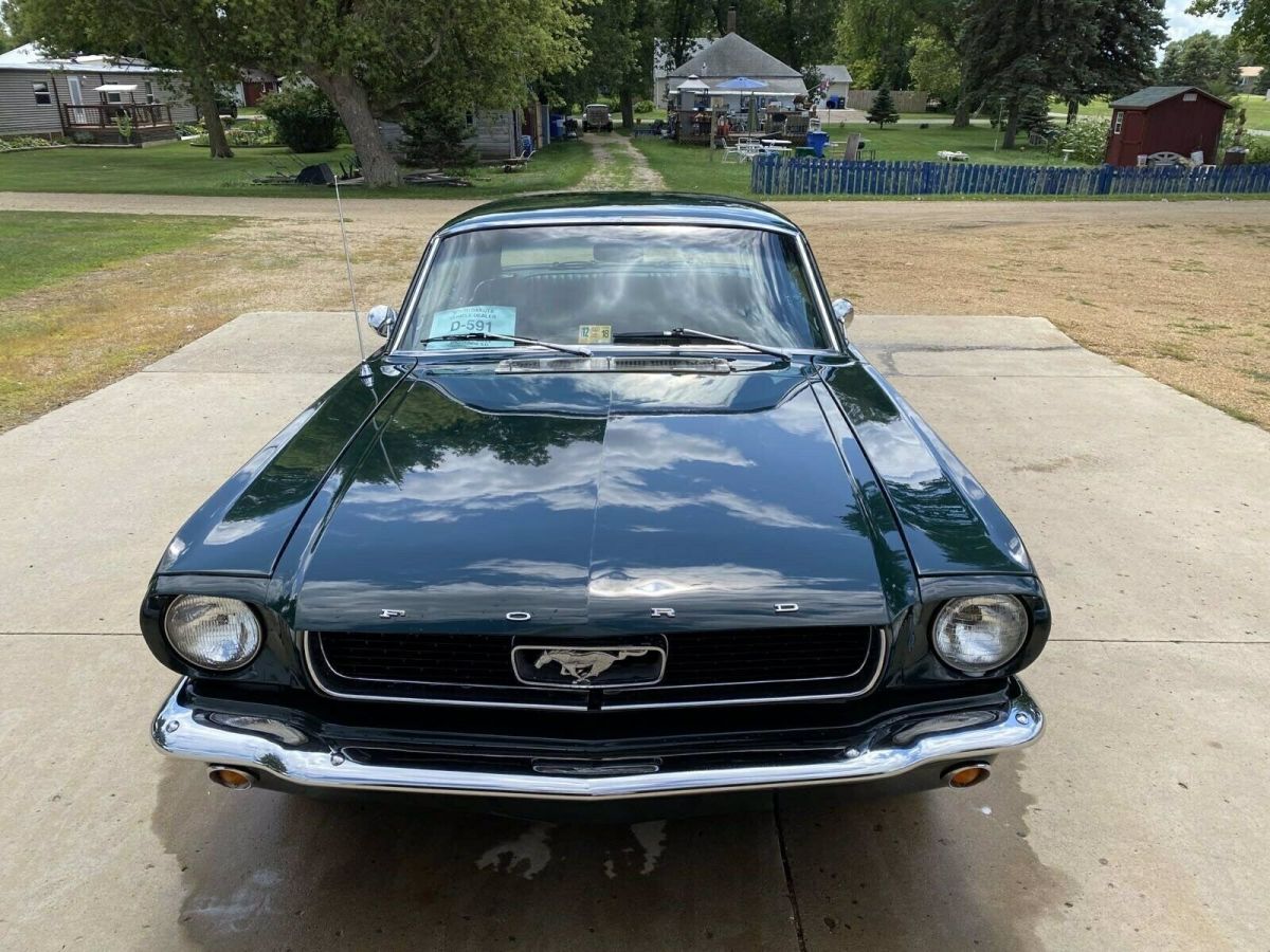 1966 ford mustang 0 green automatic