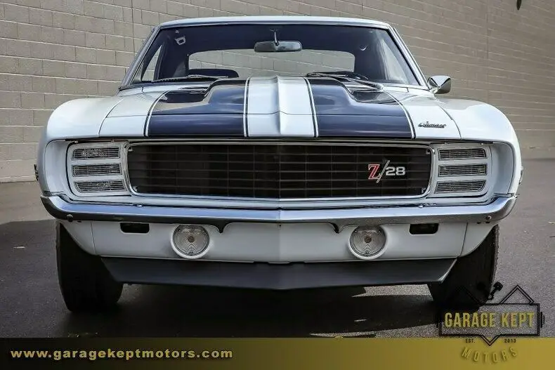 1969 chevrolet camaro z28 rs white coupe 302ci v8 16449 miles