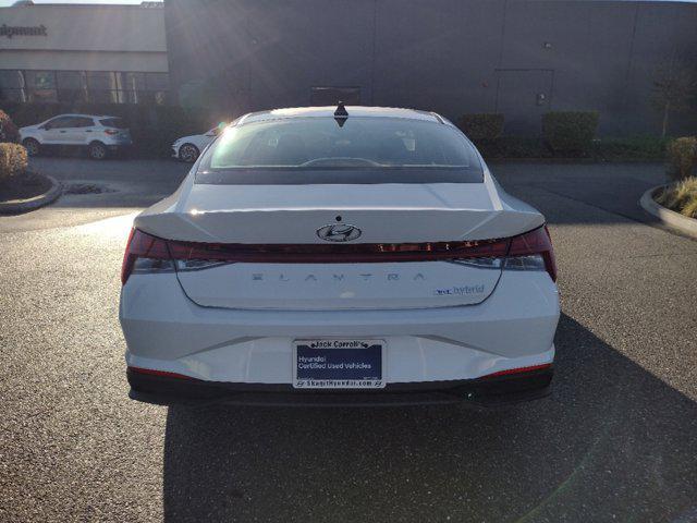 2023 hyundai elantra hev blue