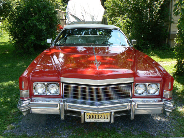 1974 convertible eldorado refreshed from 8+ years of storage enjoyable project