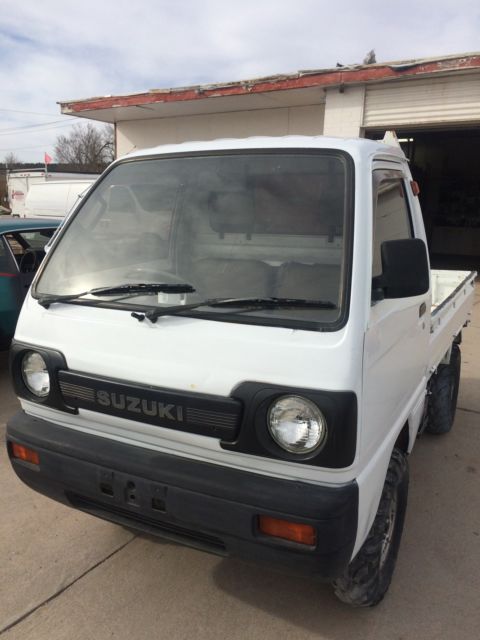 1989 suzuki mini truck 660 4wheel drive 4x4 axle lock white atv utv offroad