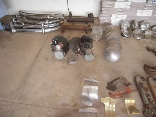 1958 vw beetle & tons of parts! 40 year collection. . this one is a deal!!