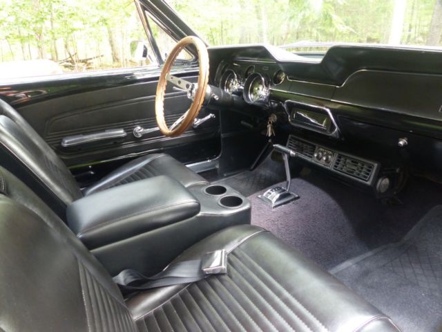 1967 ford mustang coupe 289 v8 c4 cold a/c new paint rims tires torque thrust