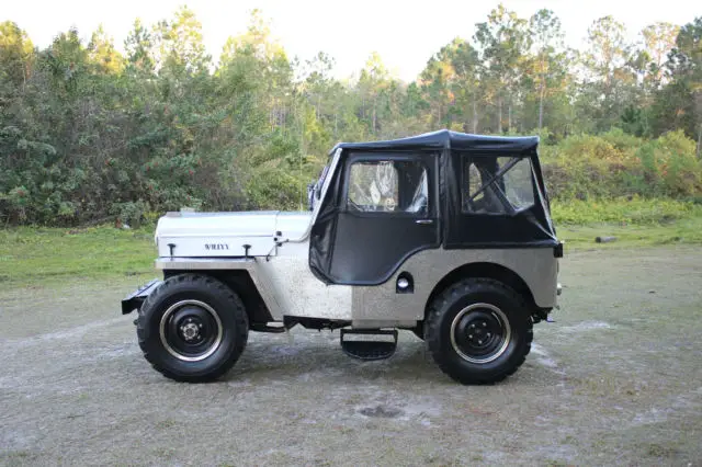 1954 jeep willys cj-3 high hood 2.2l cj3 custom clean must look must call now