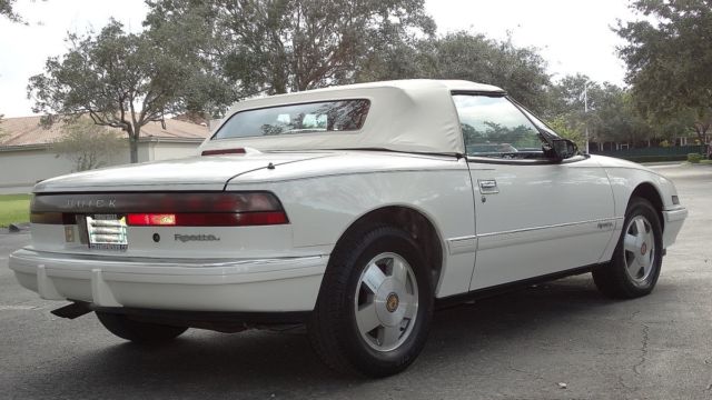 1990 buick reatta convertible one owner excellent inside and out no reserve set