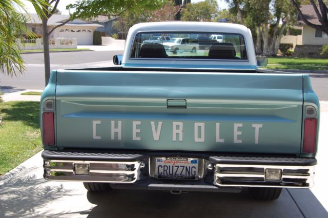 1971 chevy c10 custom deluxe pick-up truck long bed