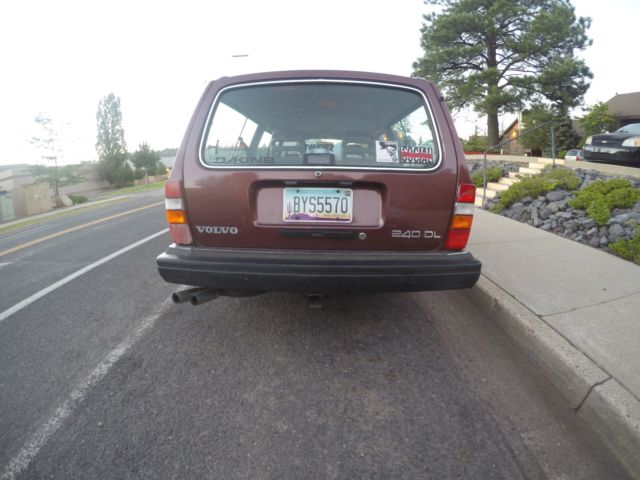 1989 volvo 240 wagon manual 5 speed lh2.4 245 arizona car clean title 240dl