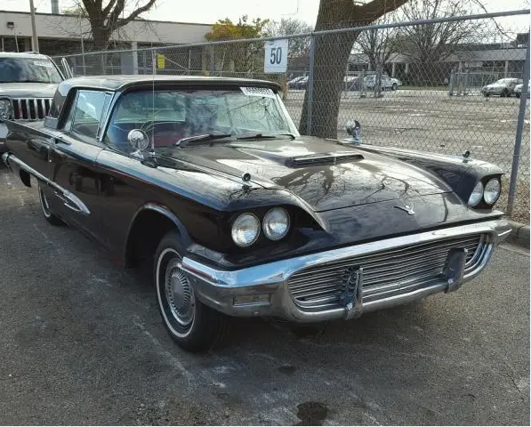 1959 ford thunderbird 82435 miles black coupe 430 v8 automatic