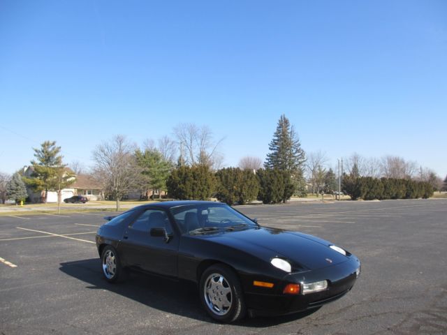 1987 porsche 928 s4, 5 speed, only 39,865 miles, black w/black leather, as new!