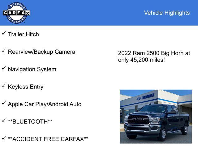 2022 ram 2500 big horn crew cab 4x4 8' box