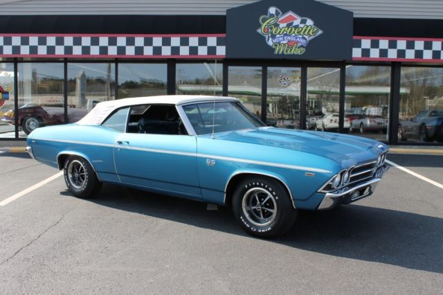 1969 chevelle s/s 396 conv 4speed factory a/c
