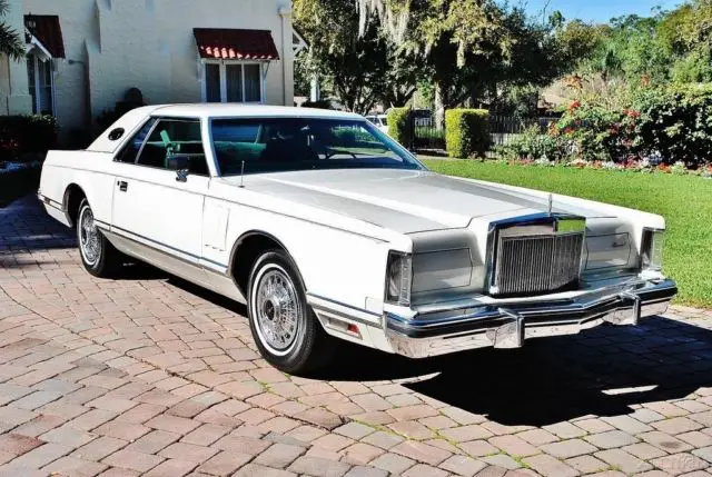 1978 lincoln mark v coupe w/ 19k actual miles, marti report, rare color combo