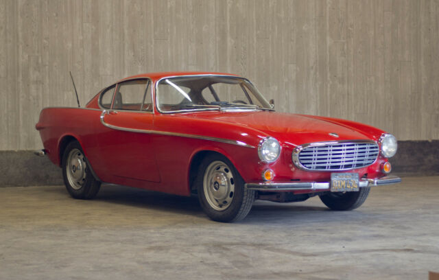 1965 volvo 1800s california car - stock red - b18 with 4 speed + od