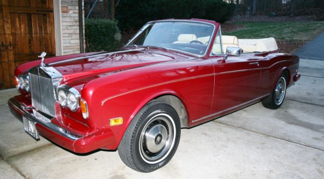 1981 rolls royce corniche, mulliner-park-ward convertible