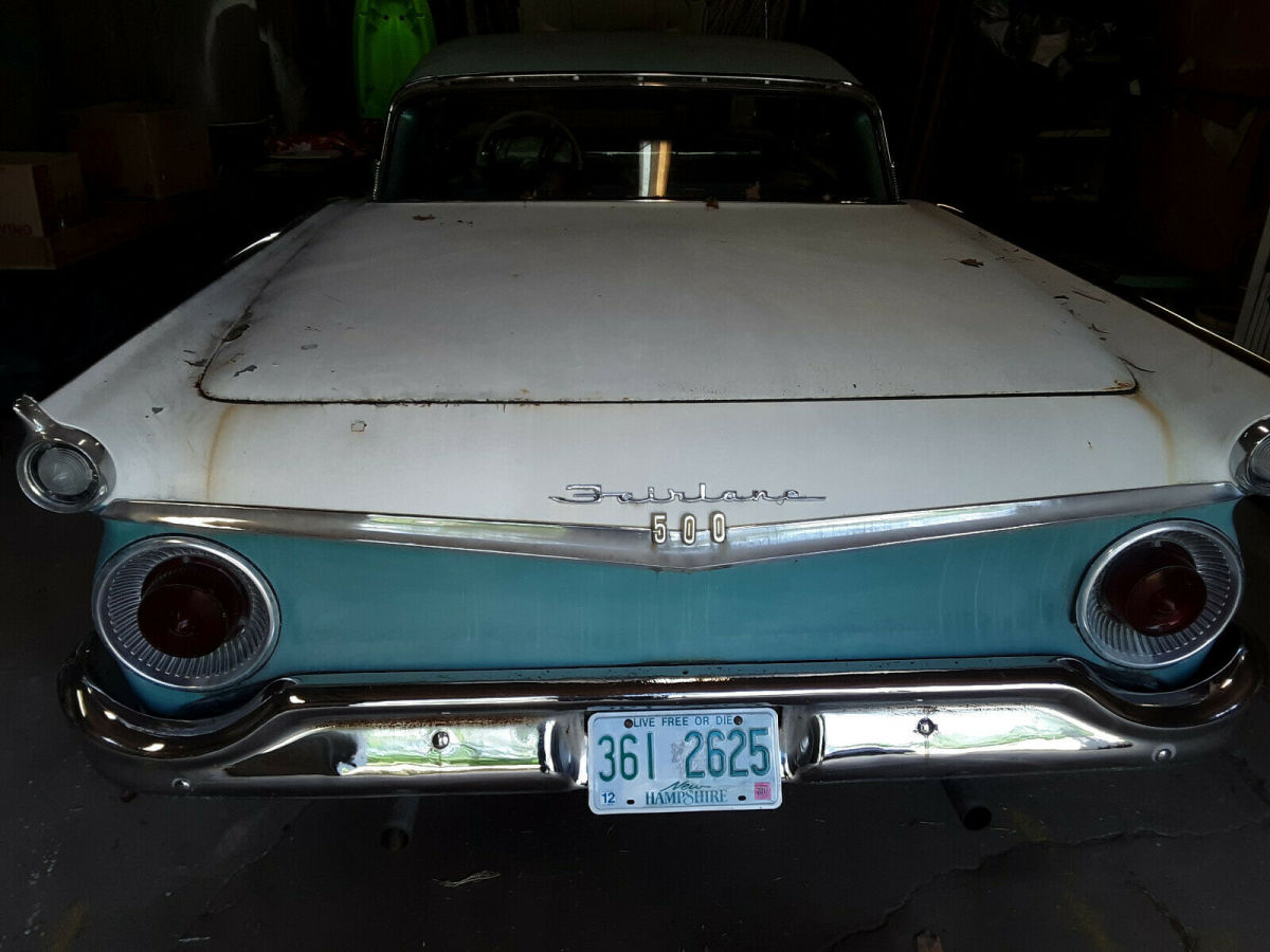 1959 ford galaxie 500 retractable hardtop restore or great parts car - 352, auto