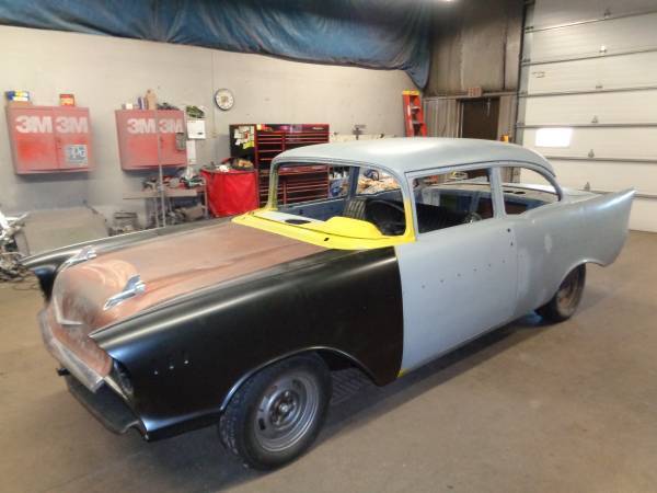57 chevy bel air 2 door sedan