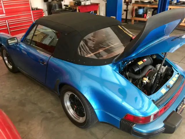 stunning 1983 porsche 911 sc cabriolet - mint / factory