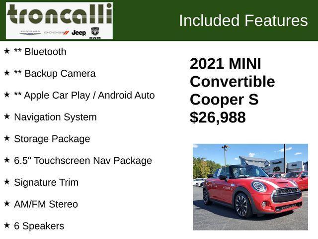 2021 mini convertible cooper s