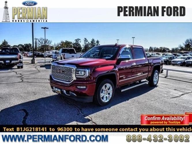 2018 gmc sierra 1500 denali 4x4 denali 4dr crew cab 5.8 ft. sb for sale in hobbs, new mexico