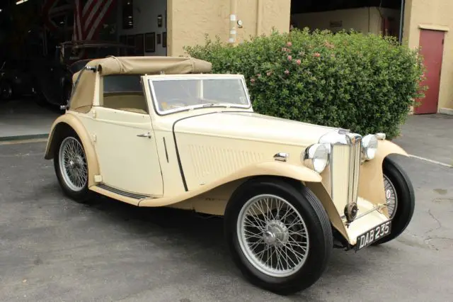 1938 mg ta tickford drophead coupe
