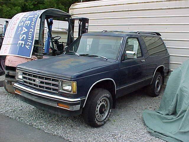 1989 chevrolet s-10 blazer 4wd