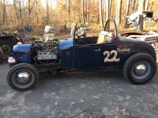 1929 ford model a roadster race car trog vintage drags circle track hot rod v8