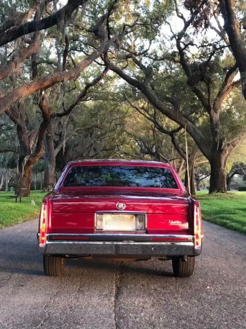 1991 cadillac fleetwood sixty special - red on red - 74k miles! super nice!