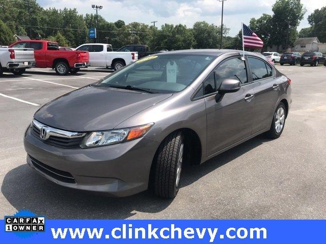 used 2012 honda civic lx sedan belton, sc 29627 for sale in belton, south carolina