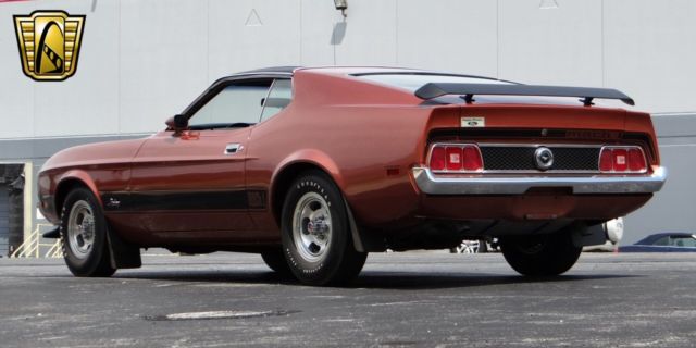 1973 ford mustang mach 1 44147 miles metallic mid copper coupe 351 cid v8 automa