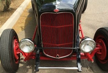 1932 ford roadster black & red clear title 1932 roadster chopped fg body no res